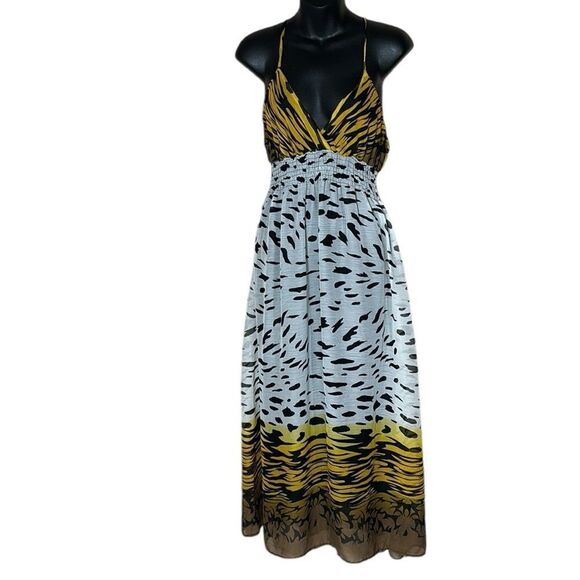 She’s cool babydoll y2k animal print maxi dress tiger leopard mob wife - Picture 1 of 5